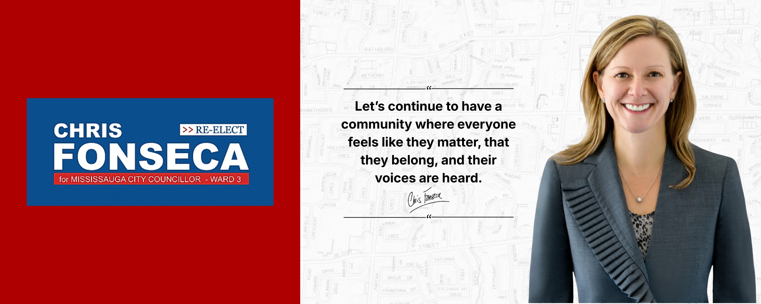 Re-Elect Chris Fonseca for Mississauga Ward 3